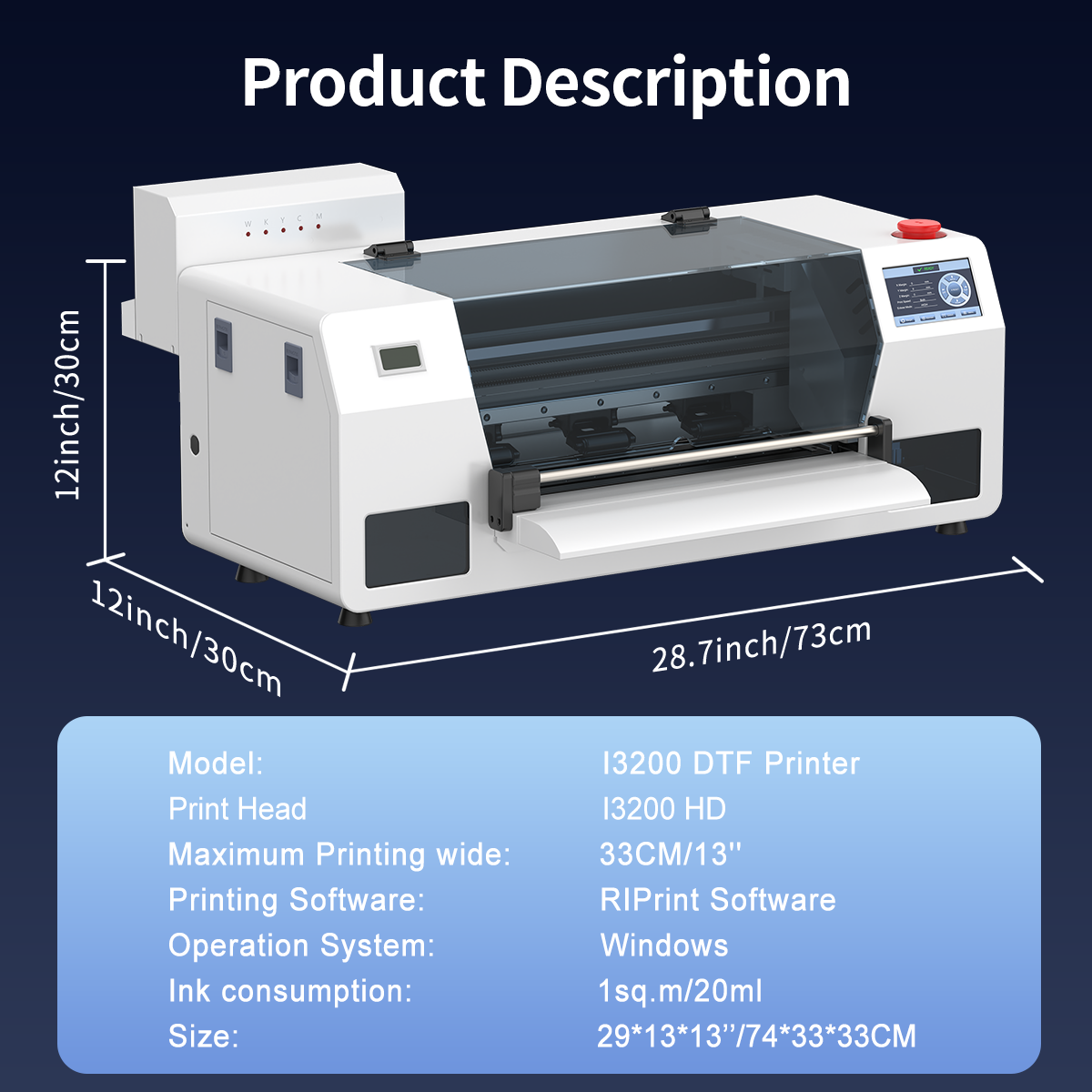 Colorsun i13: The Premier DTF Printer for Demanding Studios
