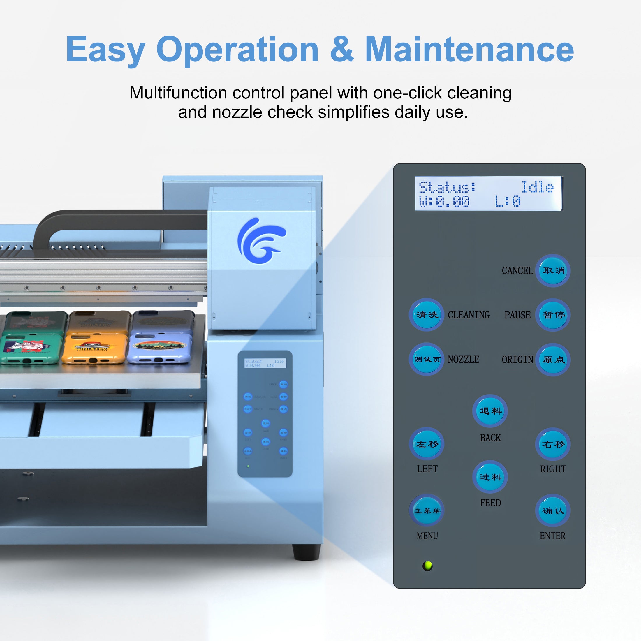 Colorsun U3047 UV Printer A3+ Dual XP600